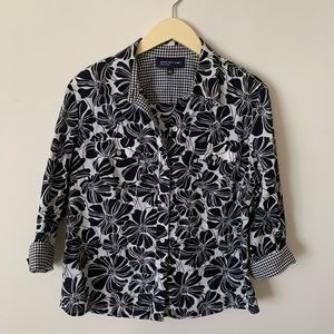 Jones New York Signature cotton blouse shirt